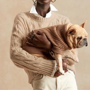 Banana republic brand new 100% merino wool cable knit sweater xs